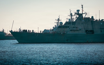 USS Wichita (LCS 13) Departs Naval Station Mayport in Support of USNORTHCOM