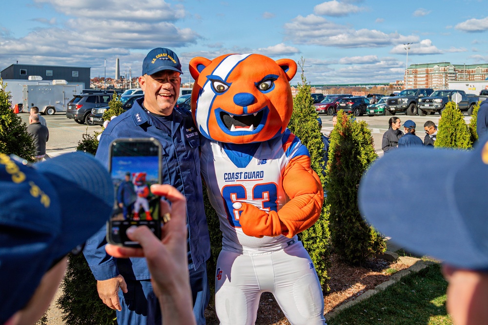 Coast Guard Hosts Secretaries’ Cup Pep Rally at Base Boston