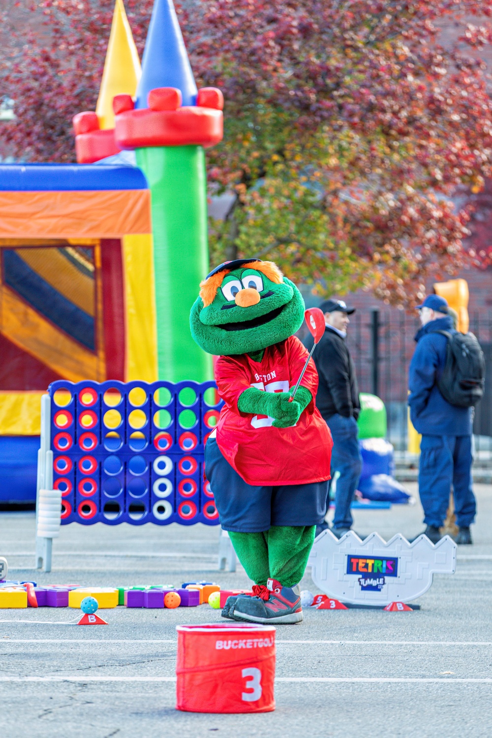 Coast Guard Hosts Secretaries’ Cup Pep Rally at Base Boston