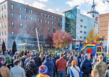 Coast Guard Hosts Secretaries’ Cup Pep Rally at Base Boston