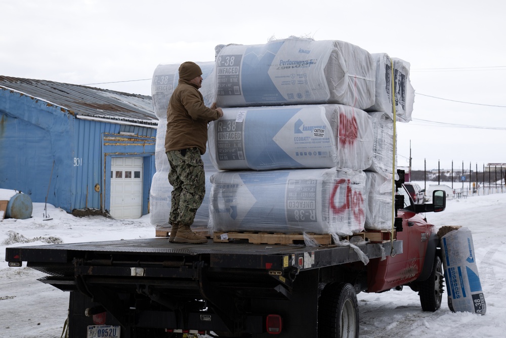 AKOM members distribute building supplies during Operation Halong Response