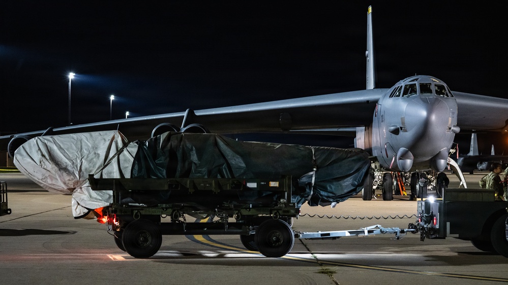 Minot, Barksdale Airmen load training munition as part of Global Thunder 26&amp;#xA;