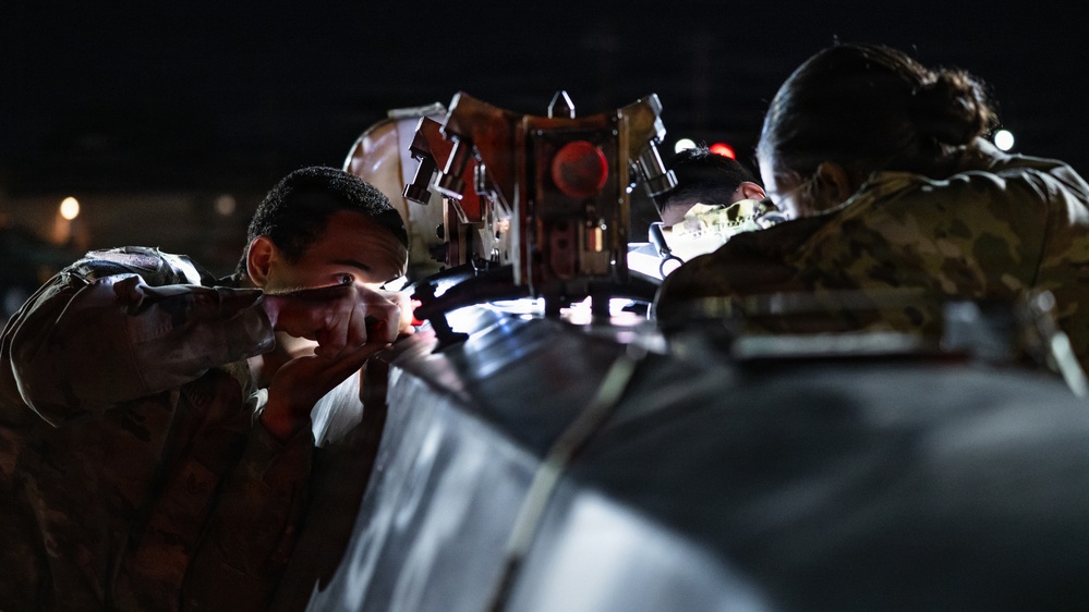 Minot, Barksdale Airmen load training munition as part of Global Thunder 26&amp;#xA;