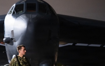 Minot, Barksdale Airmen respond to an alert drill as part of Global Thunder 26