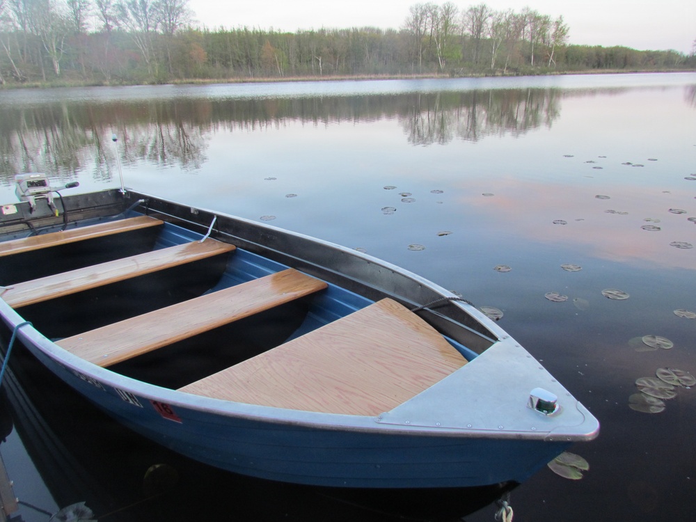 Ready for fall fishing on Lake Winnie