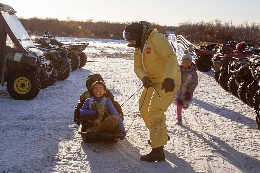 AKOM members help restore Tuntutuliak homes during Operation Halong Response
