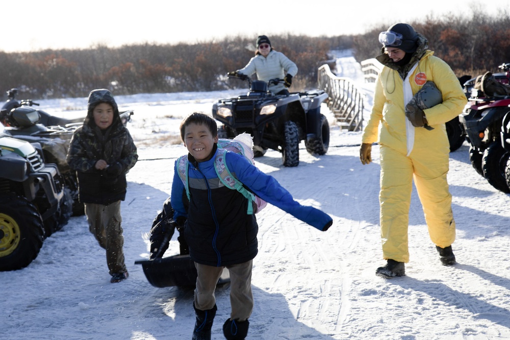 AKOM members help restore Tuntutuliak homes during Operation Halong Response