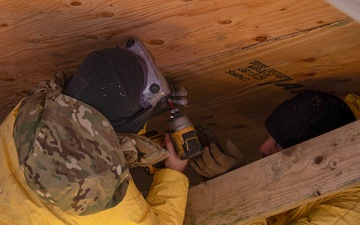 AKOM members help restore Tuntutuliak homes during Operation Halong Response