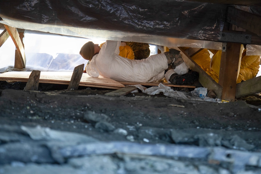 AKOM members help restore Tuntutuliak homes during Operation Halong Response