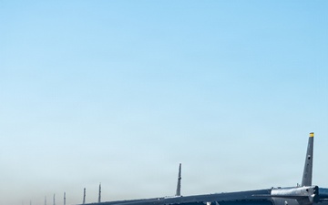 Minot, Barksdale B-52s depart Dyess as part of Global Thunder 26