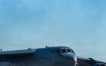Minot, Barksdale B-52s depart Dyess as part of Global Thunder 26