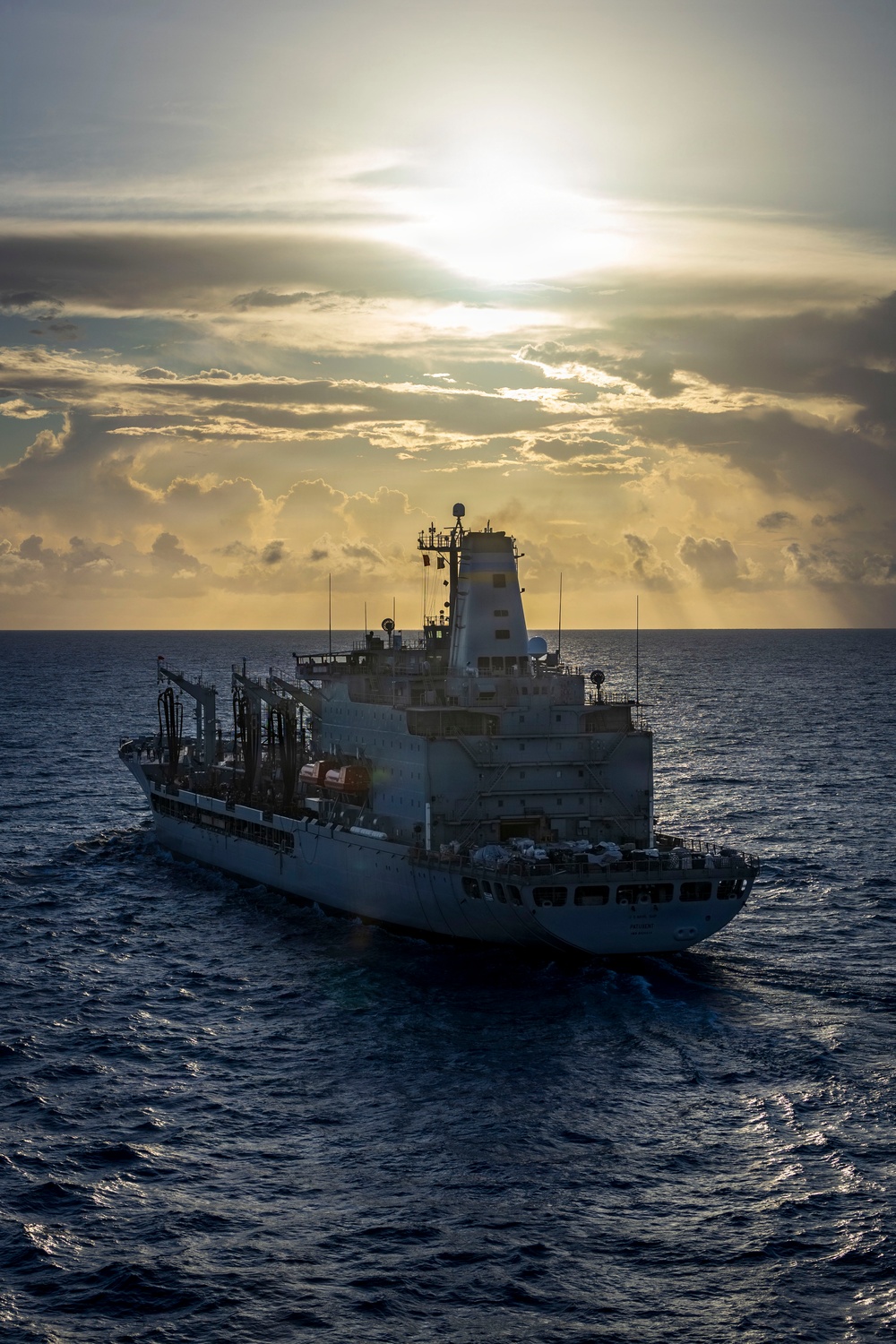 USS Iwo Jima Conducts a Replenishment at Sea