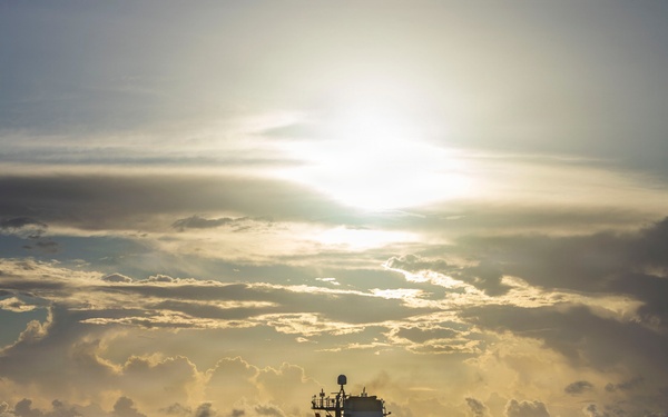 USS Iwo Jima Conducts a Replenishment at Sea