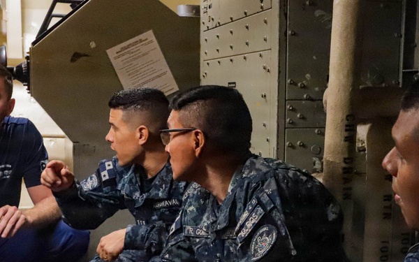 U.S. Coast Guard and Panama Security Services Conduct Cutter Passing Exercise