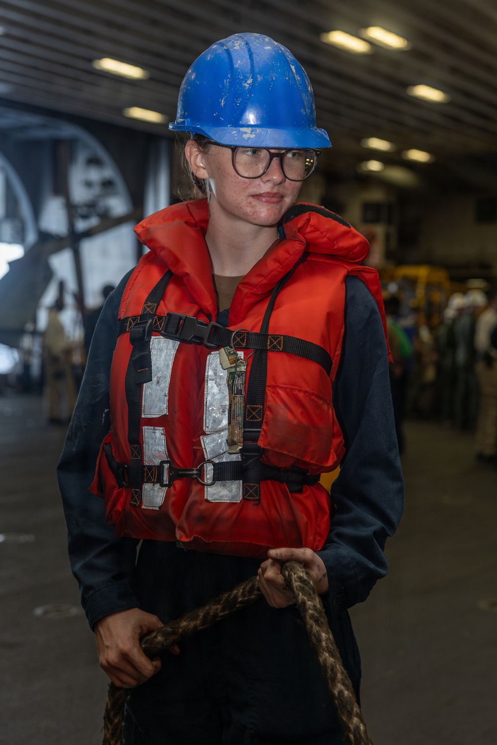 USS Iwo Jima Conducts a Replenishment-At-Sea with USNS Patuxent