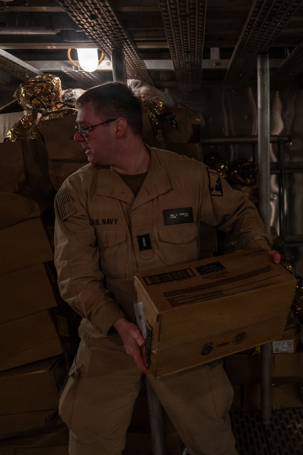 USS Iwo Jima Conducts a Resupply at Sea