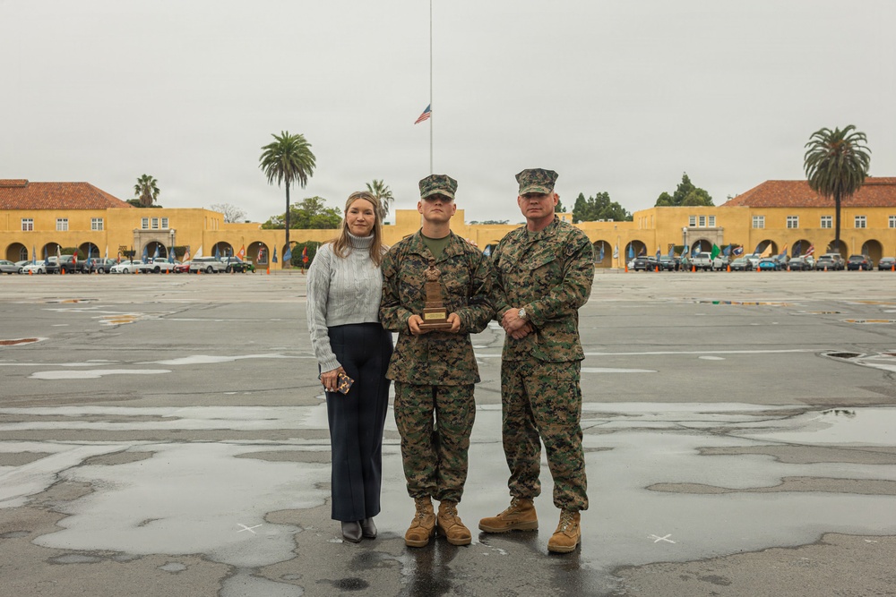 Hotel Company Honor Graduate: Lance Cpl. Michael R. Nakonieczny Jr.