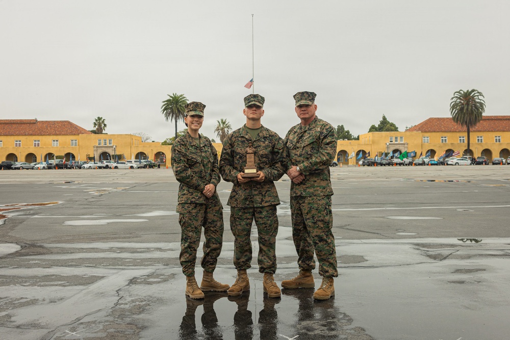 Hotel Company Honor Graduate: Lance Cpl. Michael R. Nakonieczny Jr.