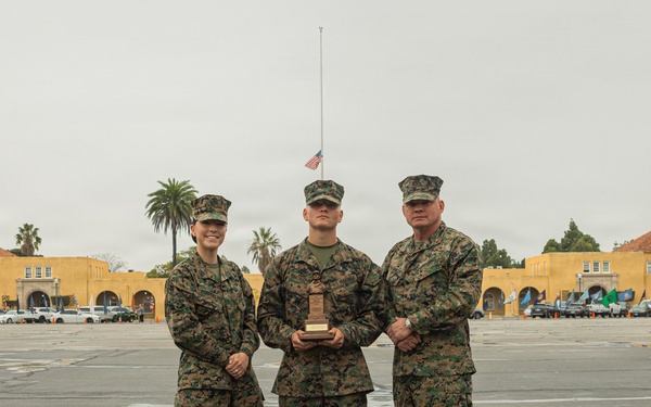 Hotel Company Honor Graduate: Lance Cpl. Michael R. Nakonieczny Jr.