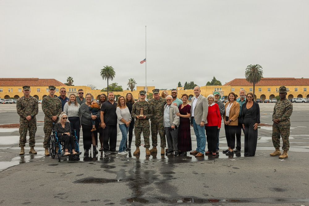 Hotel Company Honor Graduate: Lance Cpl. Michael R. Nakonieczny Jr.