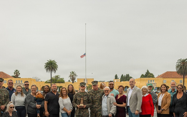 Hotel Company Honor Graduate: Lance Cpl. Michael R. Nakonieczny Jr.
