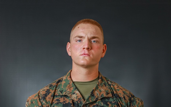 Hotel Company Honor Graduate: Lance Cpl. Michael R. Nakonieczny Jr.