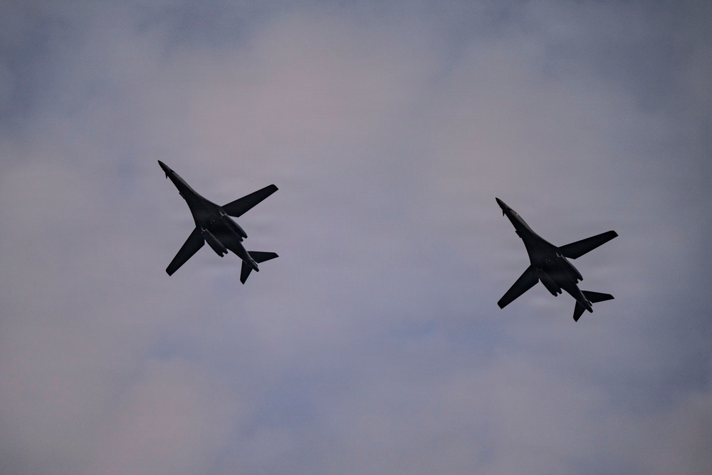 B-1B Lancers return after sixth mission