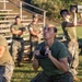 HQSVCBN MARFORPAC conducts physical training and cake cutting ceremony
