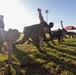 HQSVCBN MARFORPAC conducts physical training and cake cutting ceremony