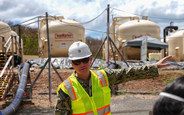 Navy hosts CWRM and DLNR for site visit