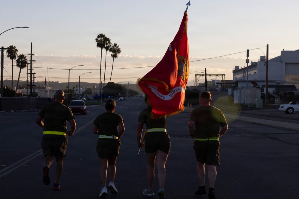 3rd MAW runs 250 miles honoring Corps’ 250th Birthday