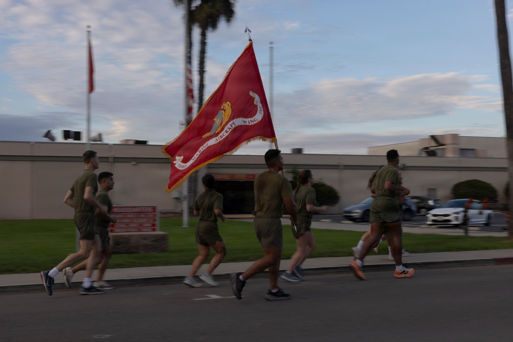 3rd MAW runs 250 miles honoring Corps’ 250th Birthday