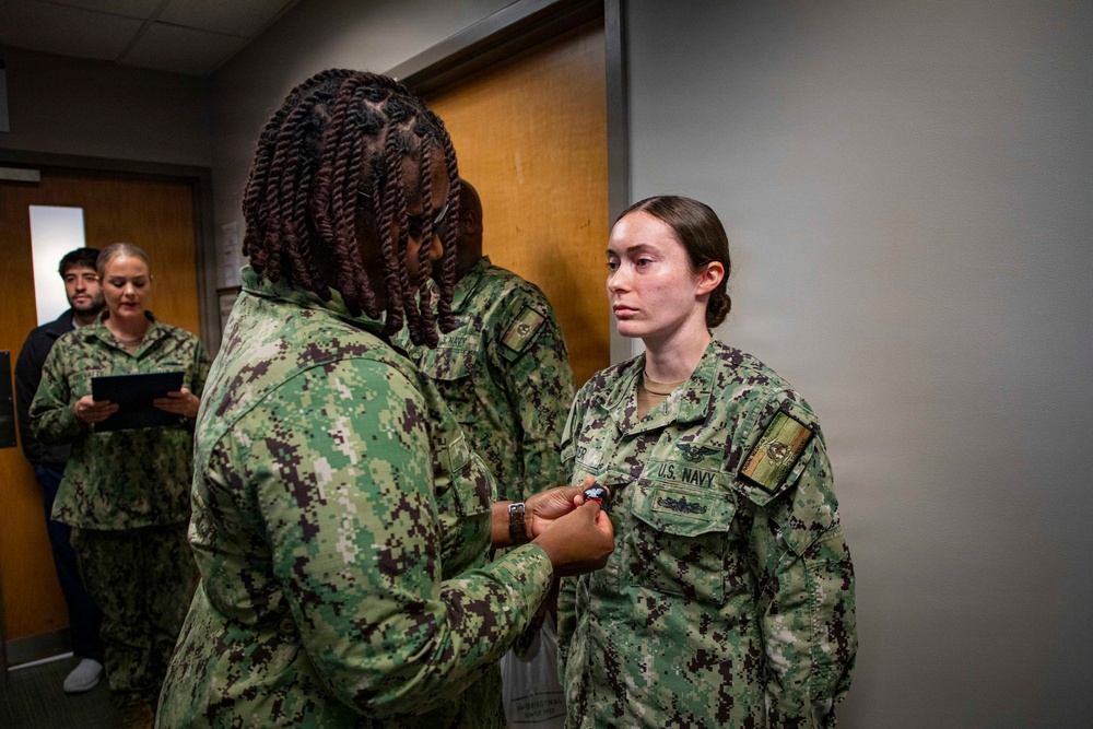 Naval Medical Forces Atlantic Sailor Meritoriously Advanced