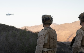 Marines patrol southern border wilderness