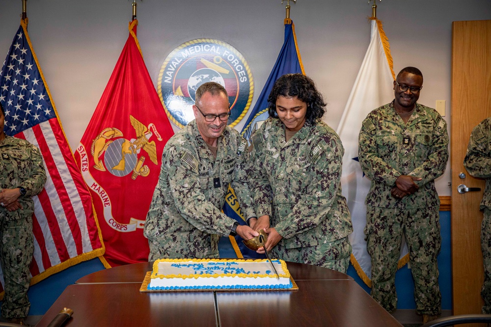 Naval Medical Forces Atlantic Celebrates the Navy's Quarter Millennial Birthday
