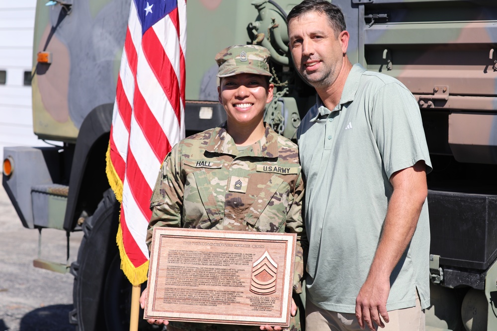 Congratulations to Master Sergeant Hadassa Hall!
