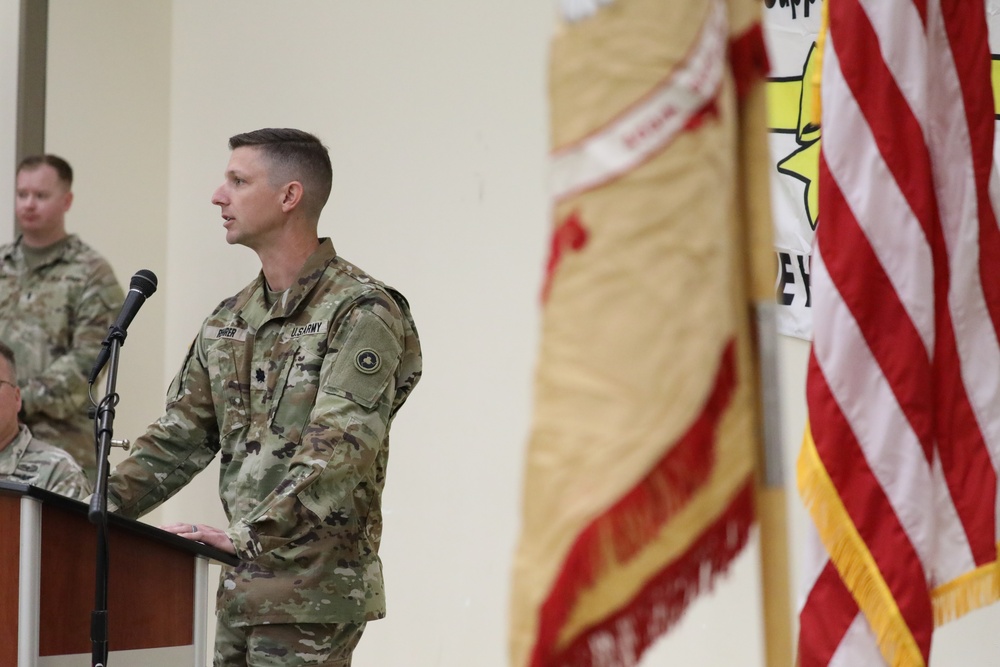 469th Combat Sustainment Support Battalion Farewell Ceremony