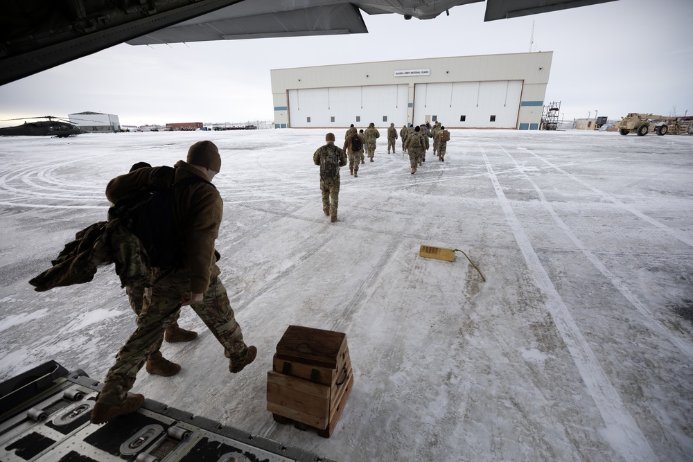 AKANG aviators transport AKOM members, gear, supplies to Bethel during Operation Halong Response