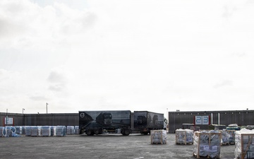 Humanitarian Aid at the Kerem Shalom Crossing Point