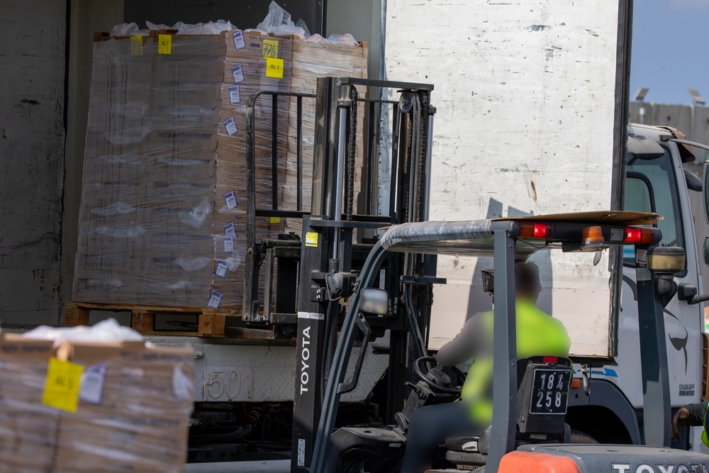 Humanitarian Aid at the Kerem Shalom Crossing Point