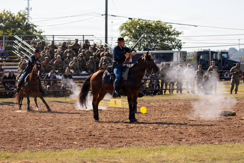 Horse Cavalry Detachment Keeps Army Tradition