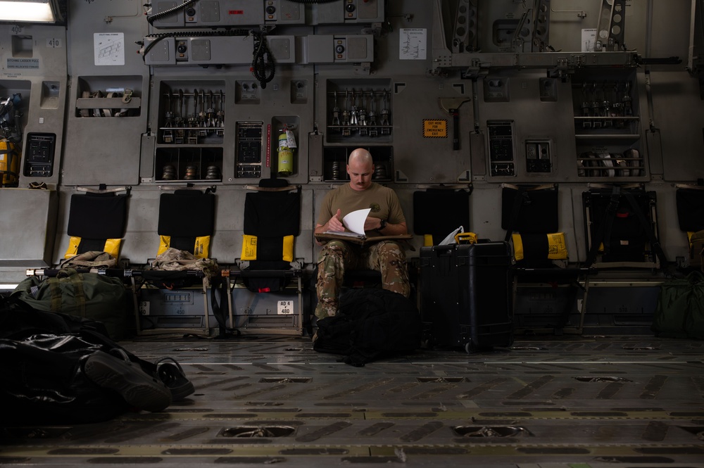 16th EAS conducts cargo mission within CENTCOM AOR