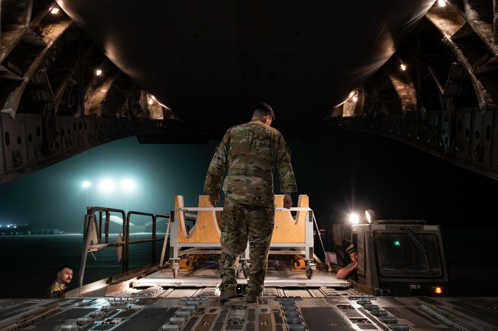 16th EAS conducts cargo mission within CENTCOM AOR