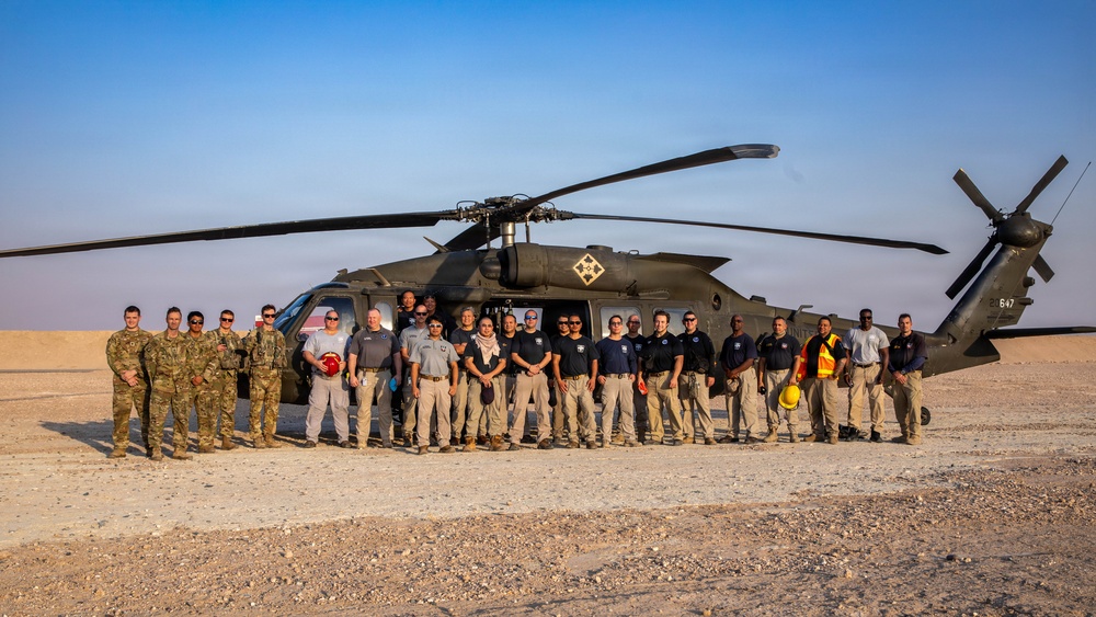 Task Force Shikra Enhances Emergency Preparedness in UH-60 Crash Simulation