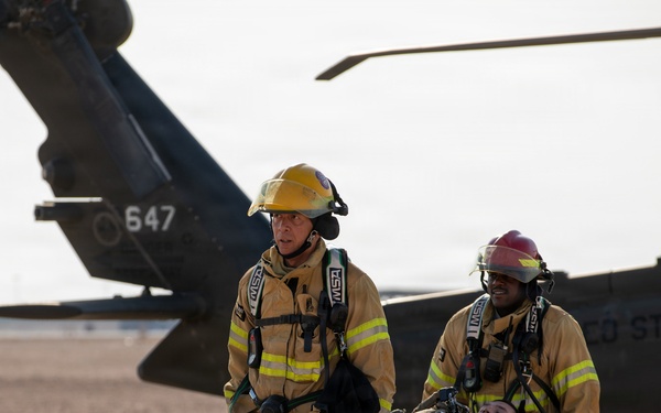 Task Force Shikra Enhances Emergency Preparedness in UH-60 Crash Simulation