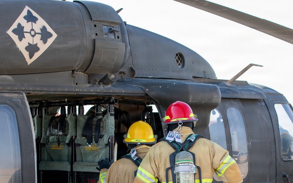 Task Force Shikra Enhances Emergency Preparedness in UH-60 Crash Simulation