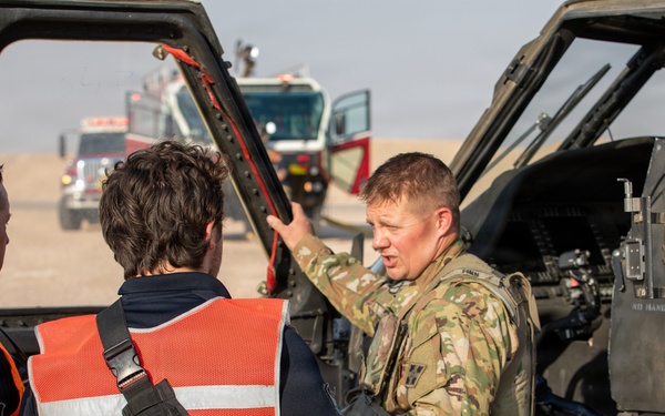 Task Force Shikra Enhances Emergency Preparedness in UH-60 Crash Simulation