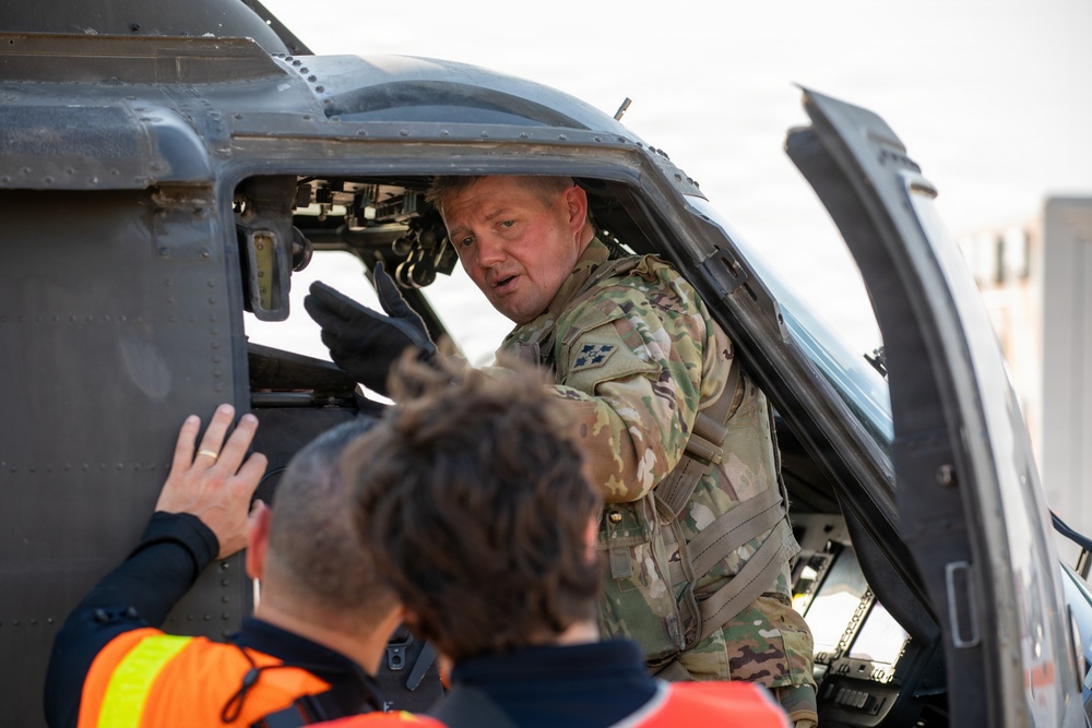Task Force Shikra Enhances Emergency Preparedness in UH-60 Crash Simulation