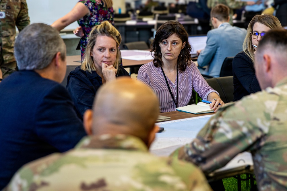 U.S., Partners and International Organizations Collaborate at Civil-Military Coordination Center