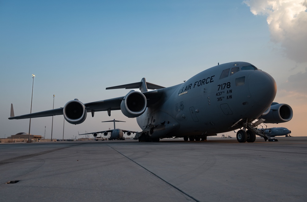 16th EAS conducts cargo mission within CENTCOM AOR